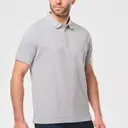 Polo mit Druckknopfkragen und kurzen Ärmeln - Bild 1