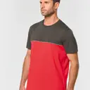 Two-tone eco-friendly T-shirt with short sleeves - Image 2