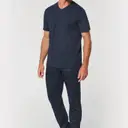 Eco-friendly V-neck T-shirt with antibacterial treatment - Image 4