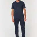 Eco-friendly V-neck T-shirt with antibacterial treatment - Image 3