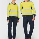Recycelter Sicherheits-Sweatshirt mit Rundhalsausschnitt - Bild 7