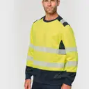 Recycelter Sicherheits-Sweatshirt mit Rundhalsausschnitt - Bild 2