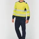 Recycelter Sicherheits-Sweatshirt mit Rundhalsausschnitt - Bild 3