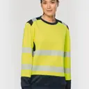 Recycelter Sicherheits-Sweatshirt mit Rundhalsausschnitt - Bild 4