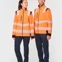 Recycelte Softshell-Sicherheitsjacke mit abnehmbaren Ärmeln - Bild 1