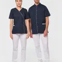 Polycotton blouse met drukknoopsluiting - Afbeelding 3
