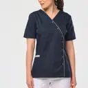 Polycotton blouse met drukknoopsluiting - Afbeelding 1