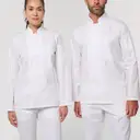Eco-friendly and breathable long sleeve kitchen jacket - Image 1