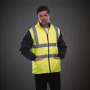 Gepolsterte Warnjacke mit abnehmbaren Ärmeln - Bild 1