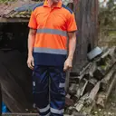 Bicolor high visibility polo - Image 5