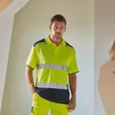Bicolor high visibility polo - Image 7