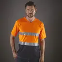 T-Shirt mit V-Ausschnitt hohe Sichtbarkeit Top Cool - Bild 4
