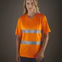 T-Shirt mit V-Ausschnitt hohe Sichtbarkeit Top Cool - Bild 7