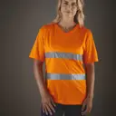 T-Shirt mit V-Ausschnitt hohe Sichtbarkeit Top Cool - Bild 3
