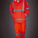 Atmungsaktive Regenjacke Hi-Vis Soft Flex - Bild 8