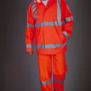 Atmungsaktive Regenjacke Hi-Vis Soft Flex - Bild 1