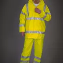 Breathable Hi-Vis Soft Flex Rain Pants - Image 5