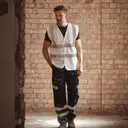 Weste mit hoher Sichtbarkeit aus Netzstoff - Bild 5
