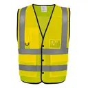 Knopf-Weste mit hoher Sichtbarkeit Eco Superior - Bild 1