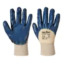 Nitrile Glove with Ventilated Back and Knitted Wrist - Image 1