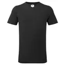 Baumwoll-T-Shirt mit V-Ausschnitt - Bild 1