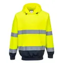 Bicolor hoodie sweatshirt - Afbeelding 2