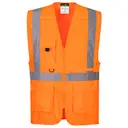 Executive Warnweste mit Tablet-Tasche - Bild 1