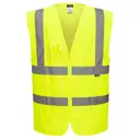 High Visibility Zip Vest with Belt and Straps - Image 2