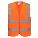 Hi-Vis Weste mit Reißverschluss - Bild 1