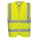 Hi-Vis Weste mit Reißverschluss - Bild 2