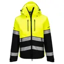 Wasserdichte atmungsaktive HV EV4 (3L) Jacke mit Kapuze - Bild 2
