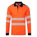 PW3 Modaflame Knit HVO FR Poloshirt met Lange Mouwen - Afbeelding 1