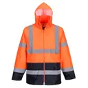 Bicolor Hi-Vis Rain Jacket - Image 1