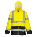 Bicolor Hi-Vis Rain Jacket - Image 2