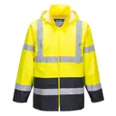 Bicolor Hi-Vis Rain Jacket - Image 3