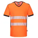 T-Shirt V-Ausschnitt PW3 Hi-Vis - Bild 1