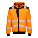 PW3 - Kapuzenpullover mit Reißverschluss in hoher Sichtbarkeit - Bild 1