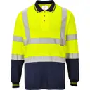 Bicolor Long Sleeve Polo - Image 2