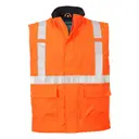 Bodywarmer Hi-Vis Bizflame Antistatic and FR - Image 1