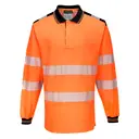 PW3 Long Sleeve High Visibility Polo - Image 1
