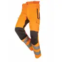 Pantalon anti-coupure, EN ISO 11393 classe 1 type A, EN ISO 20471 classe 2 1SAL Samourai HV - Afbeelding 1