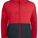 Two-material sweatshirt with contrasting hood - Image 9