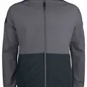 Two-material sweatshirt with contrasting hood - Image 1