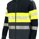 6122 Sweatshirt Full Zip Kapuze EN ISO 20471 Klasse 1 - Bild 5