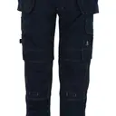 Trousers with floating pockets - Image 1