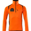 Demi-rits fleece trui - Afbeelding 1