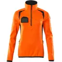Demi-rits fleece trui - Afbeelding 1