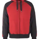 Gevoerde hoodie met rits - Afbeelding 1