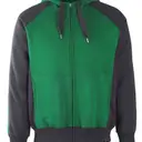 Gevoerde hoodie met rits - Afbeelding 2