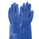 Chemische PVC Blaue Arbeitshandschuhe 40-436 - Bild 3